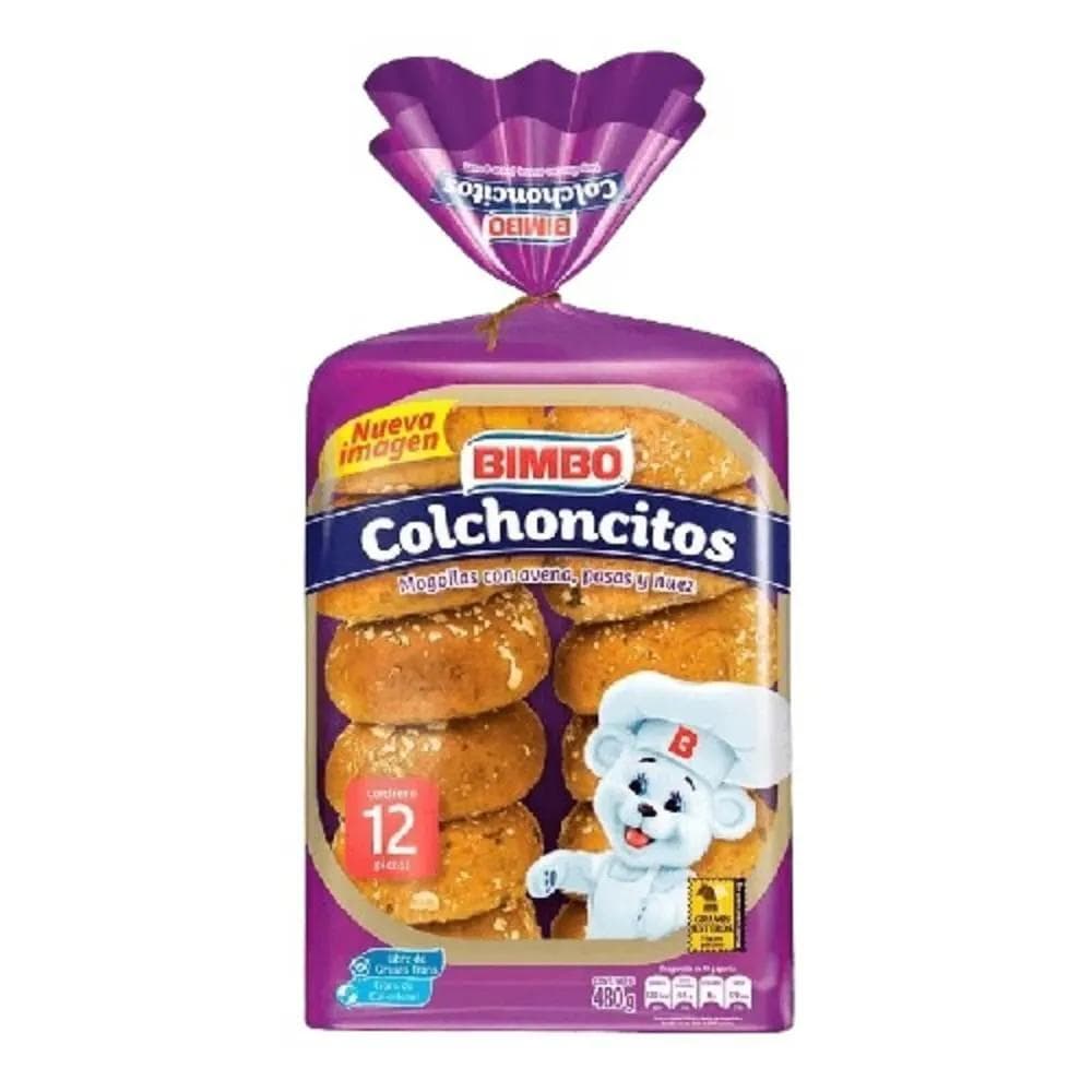 Colchoncitos con avena, pasas y nuez